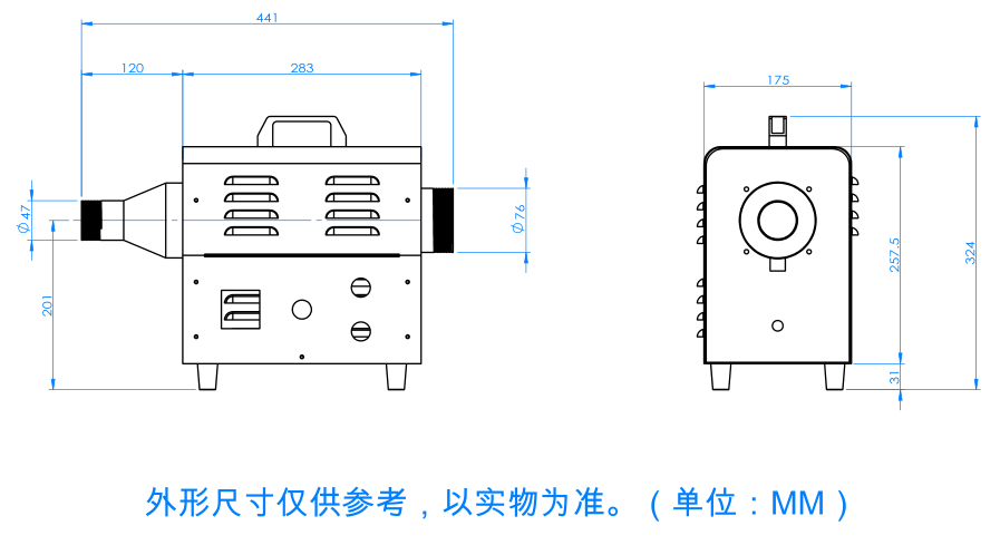 3KW热风机